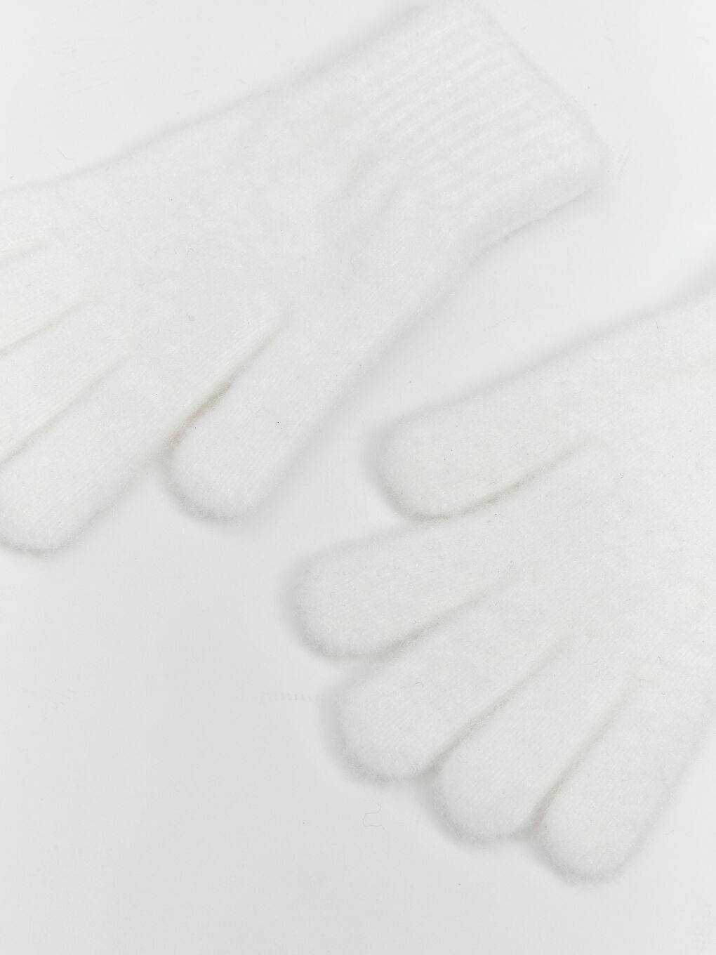 Базовые Женские Трикотажные Перчатки-1