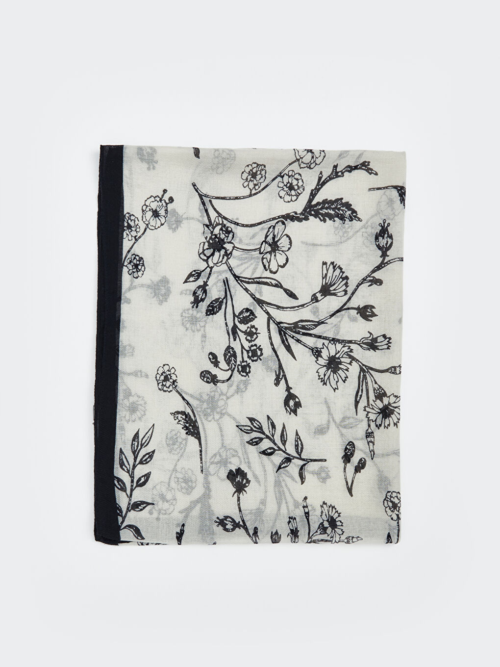 وشاح كبير أبيض امرأة-1