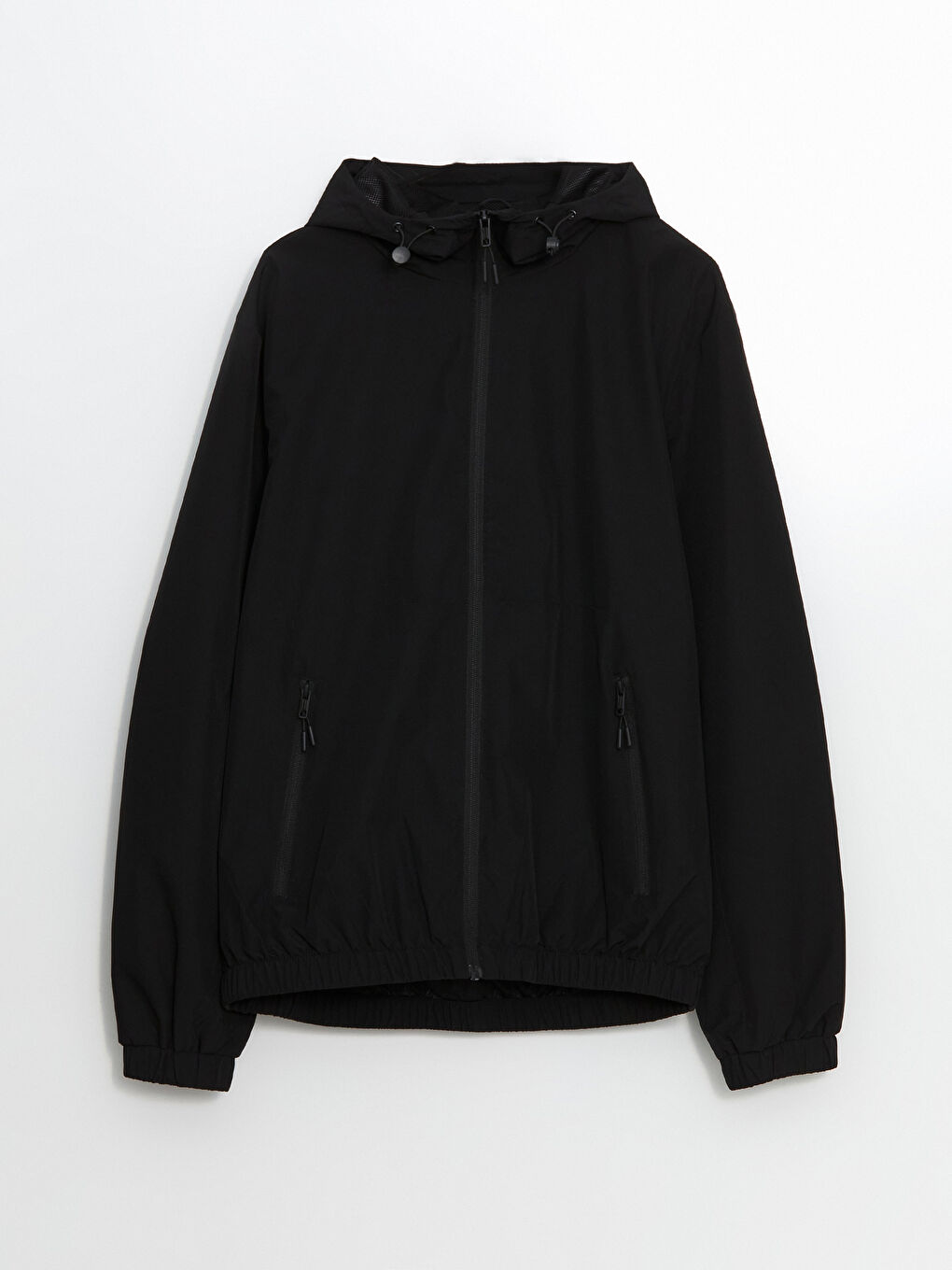 Regular Fit Hooded Men's Raincoat-10