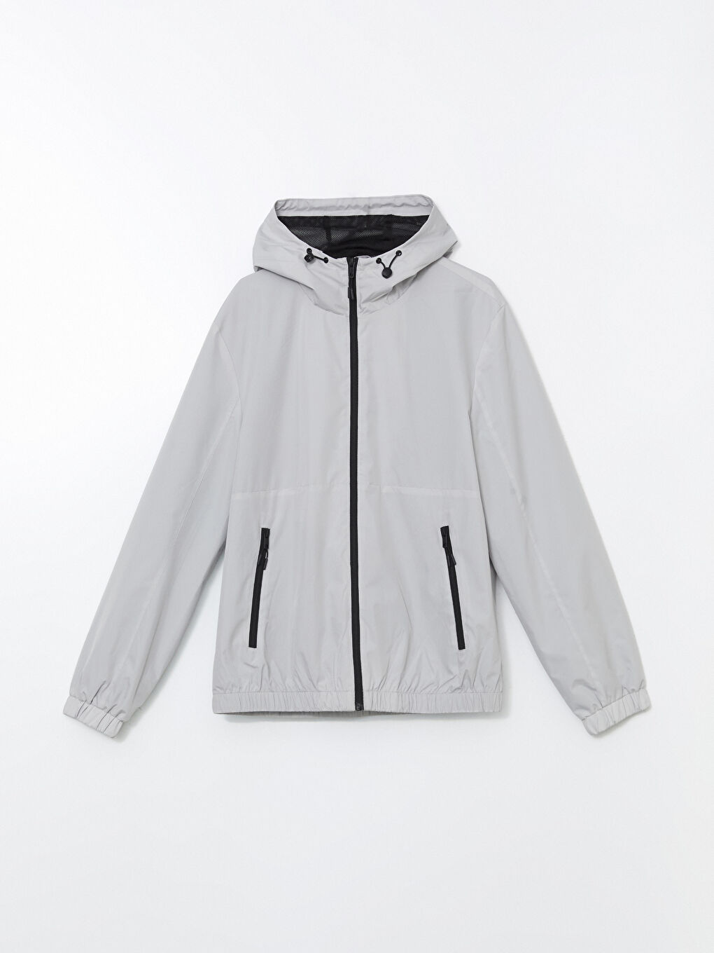 Regular Fit Hooded Men's Raincoat-10