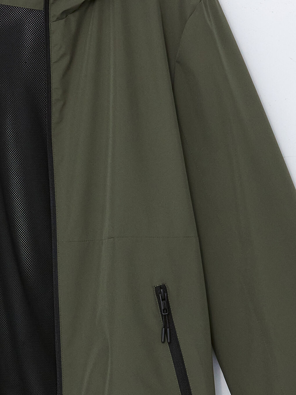 Regular Fit Hooded Men's Raincoat-9