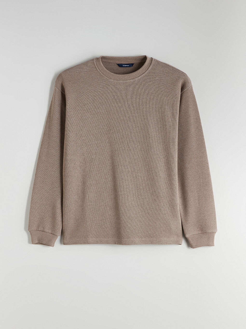 Gri Bisiklet Yaka Erkek Triko Kazak-4