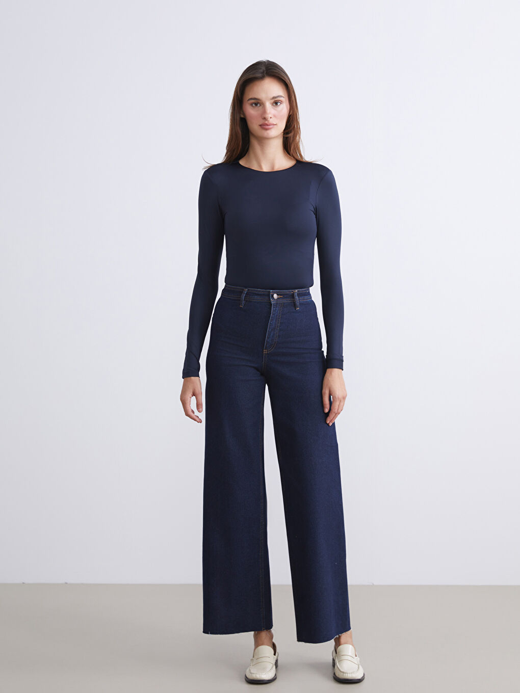 Crew Neck Women's Bodysuit-1