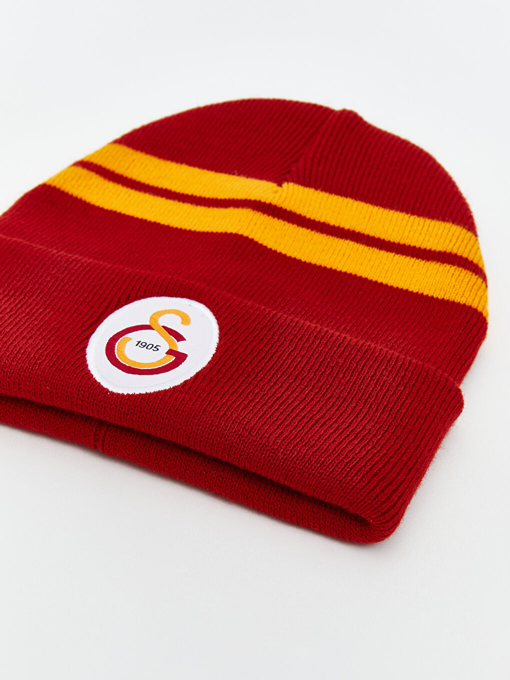 Kırmızı Galatasaray Nakışlı Erkek Çocuk Atkı Bere Eldiven Seti-1