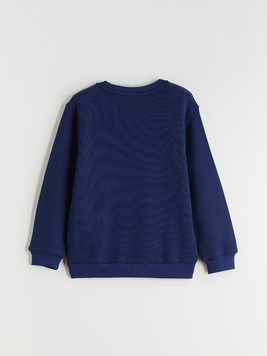 Lacivert Bisiklet Yaka Erkek Çocuk Triko Kazak-2