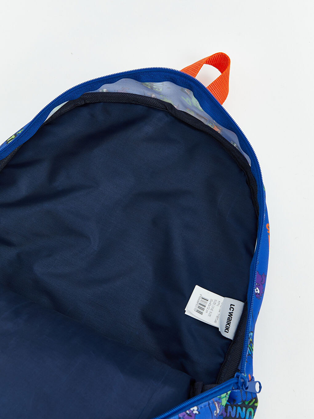 Mavi Baskılı Erkek Çocuk Okul Çantası-3