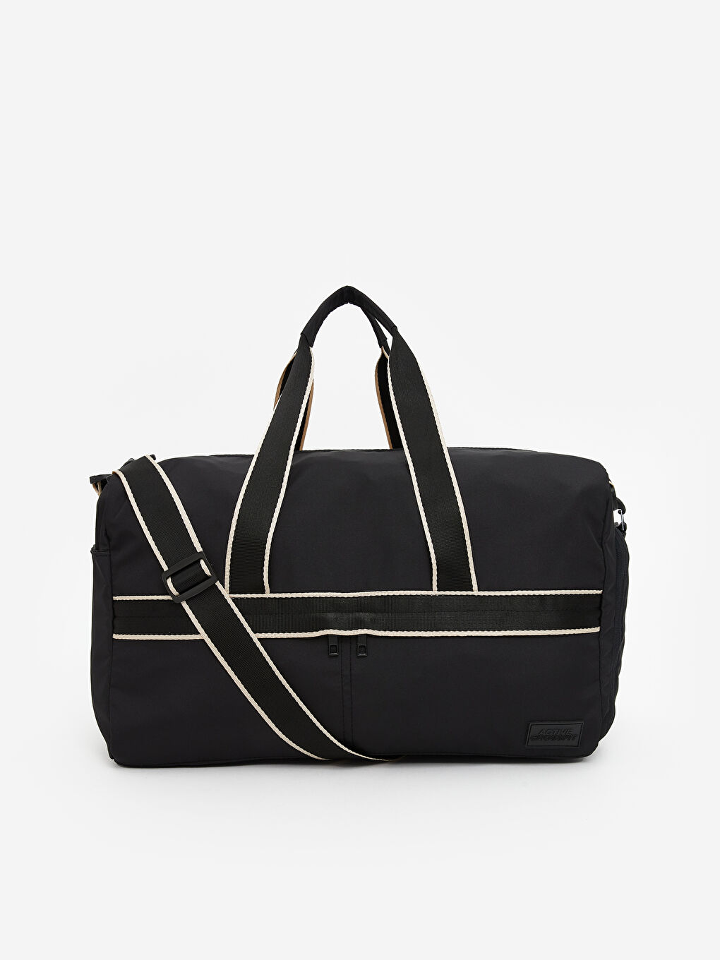 Siyah Çıkarılabilir Askılı Kadın Spor Çantası-1