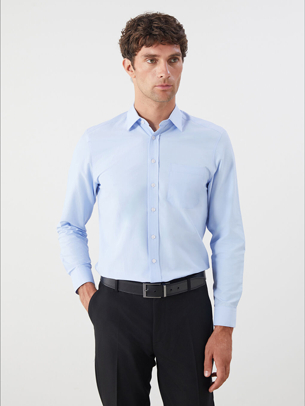 LCWAIKIKI Formal Regular Fit Long Sleeve Men's Shirt -W5IY81Z8-DLZ
