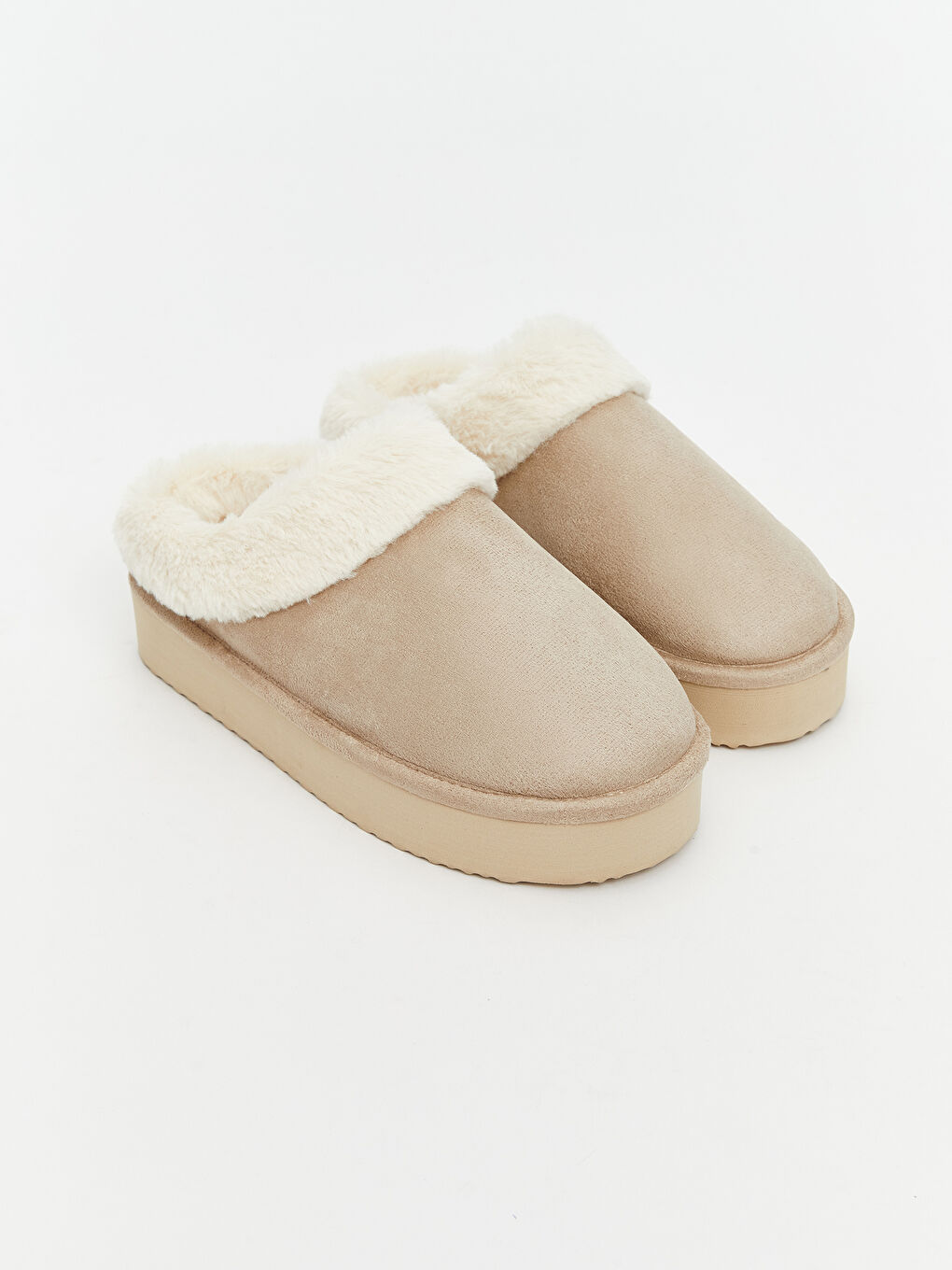 Faux Suede Girls' Slippers