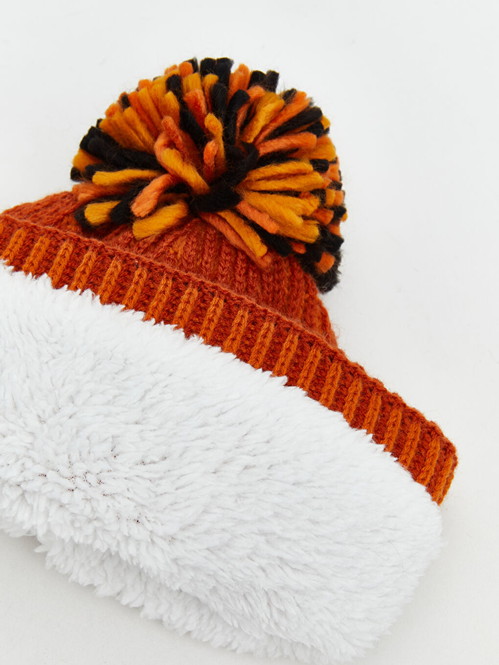 Boy ORANGE Scarf & Beanie & Glove Set-3