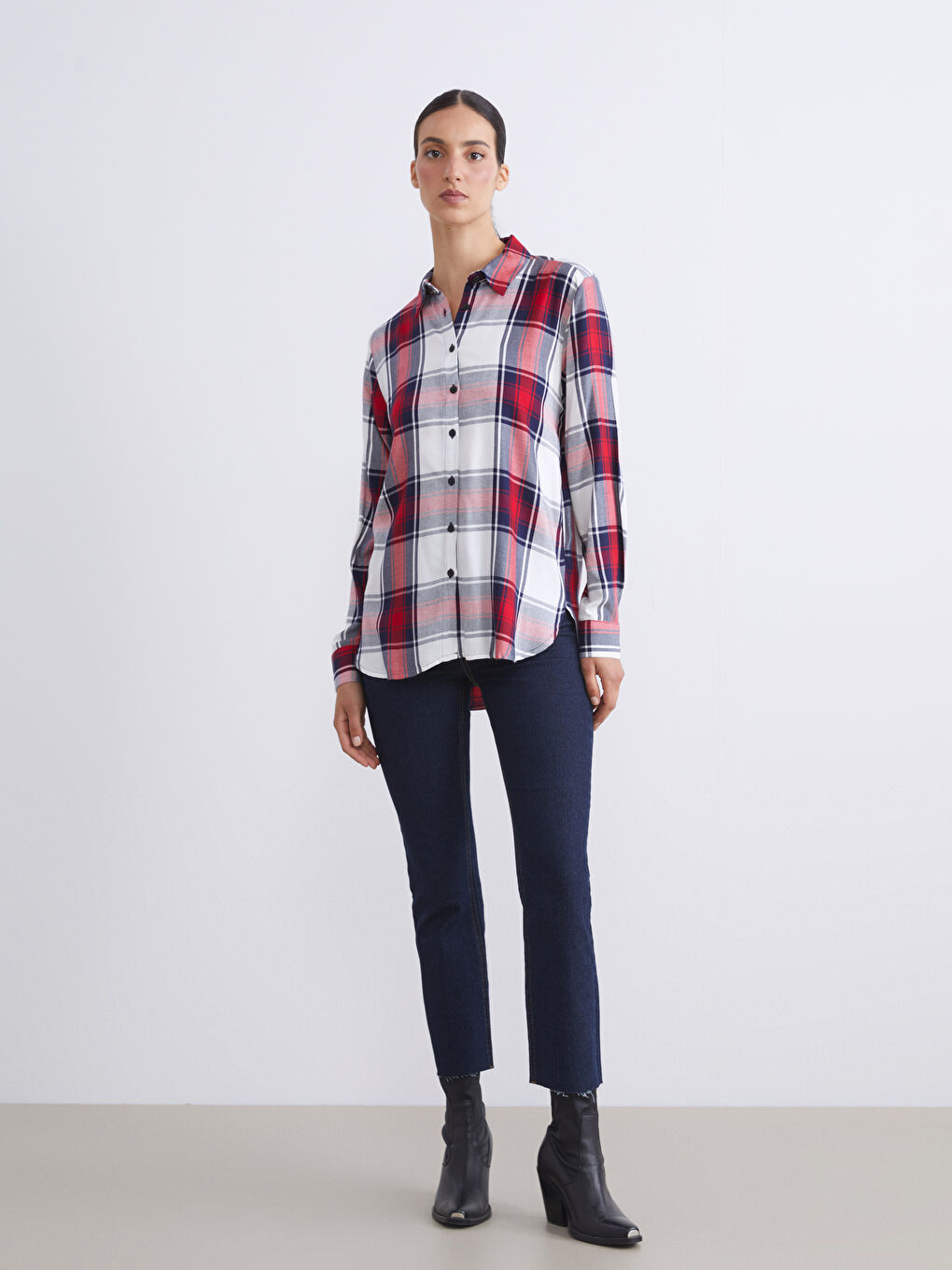 Plaid Women's Shirt-1