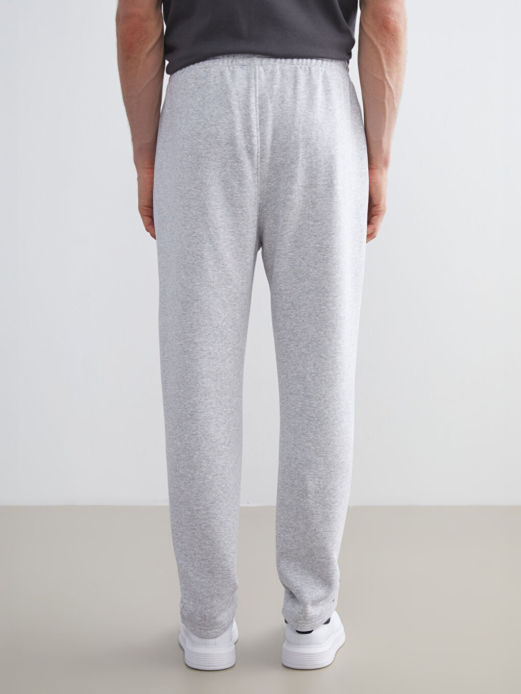 Gri Standart Kalıp Erkek Eşofman Altı-3