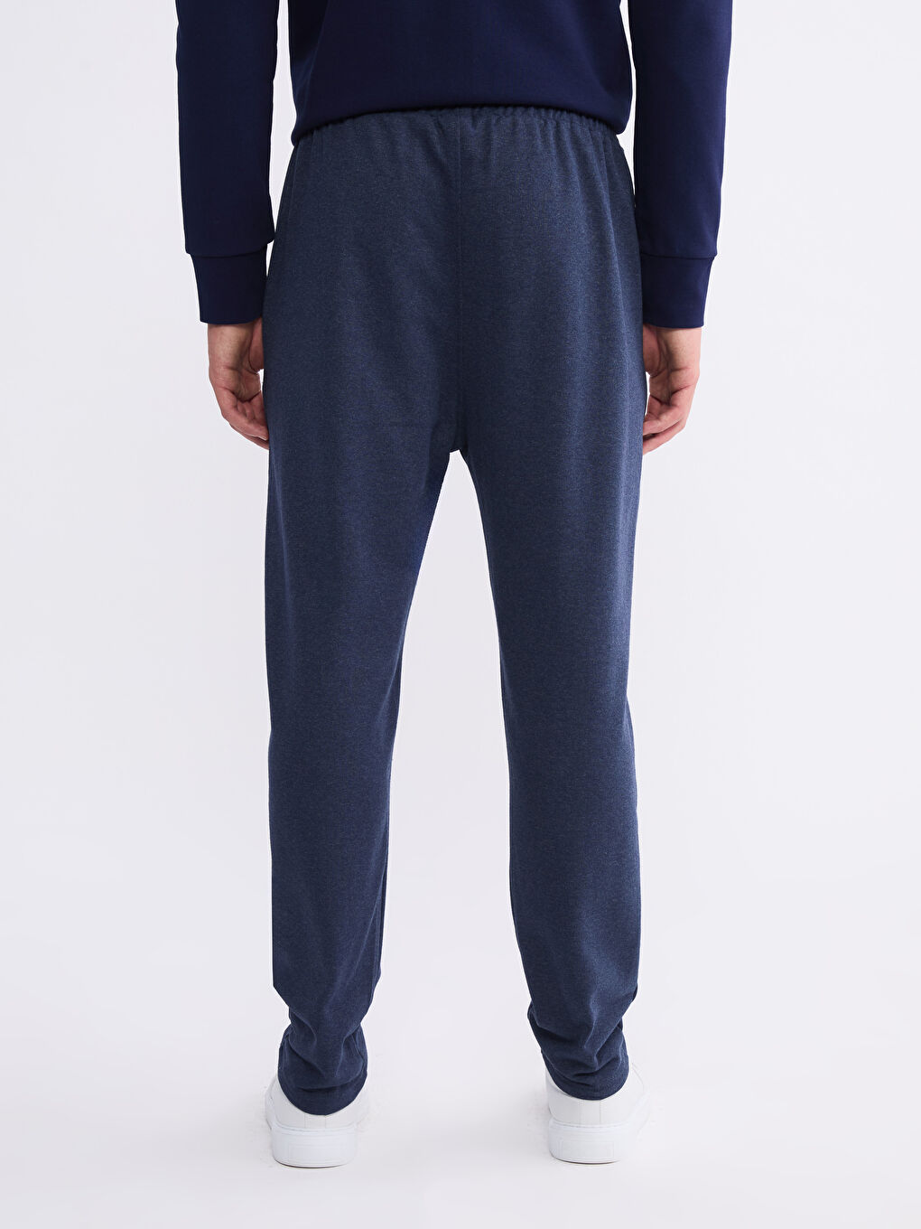 Mavi Standart Kalıp Erkek Kalın Eşofman Altı-3