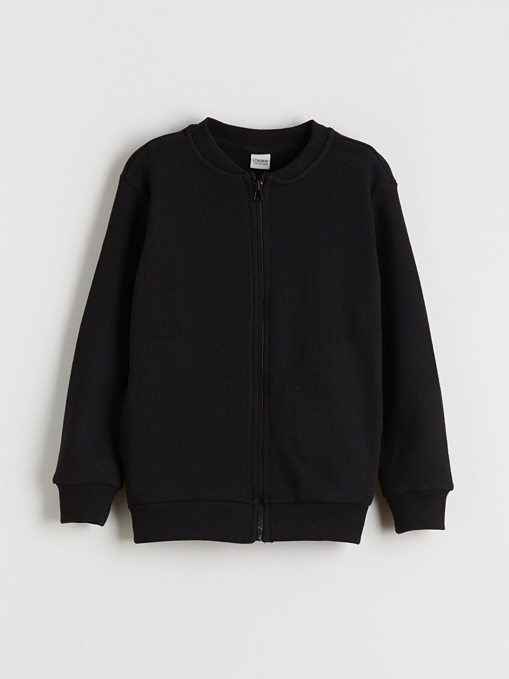 Siyah Kolej Yaka Erkek Çocuk Triko Hırka