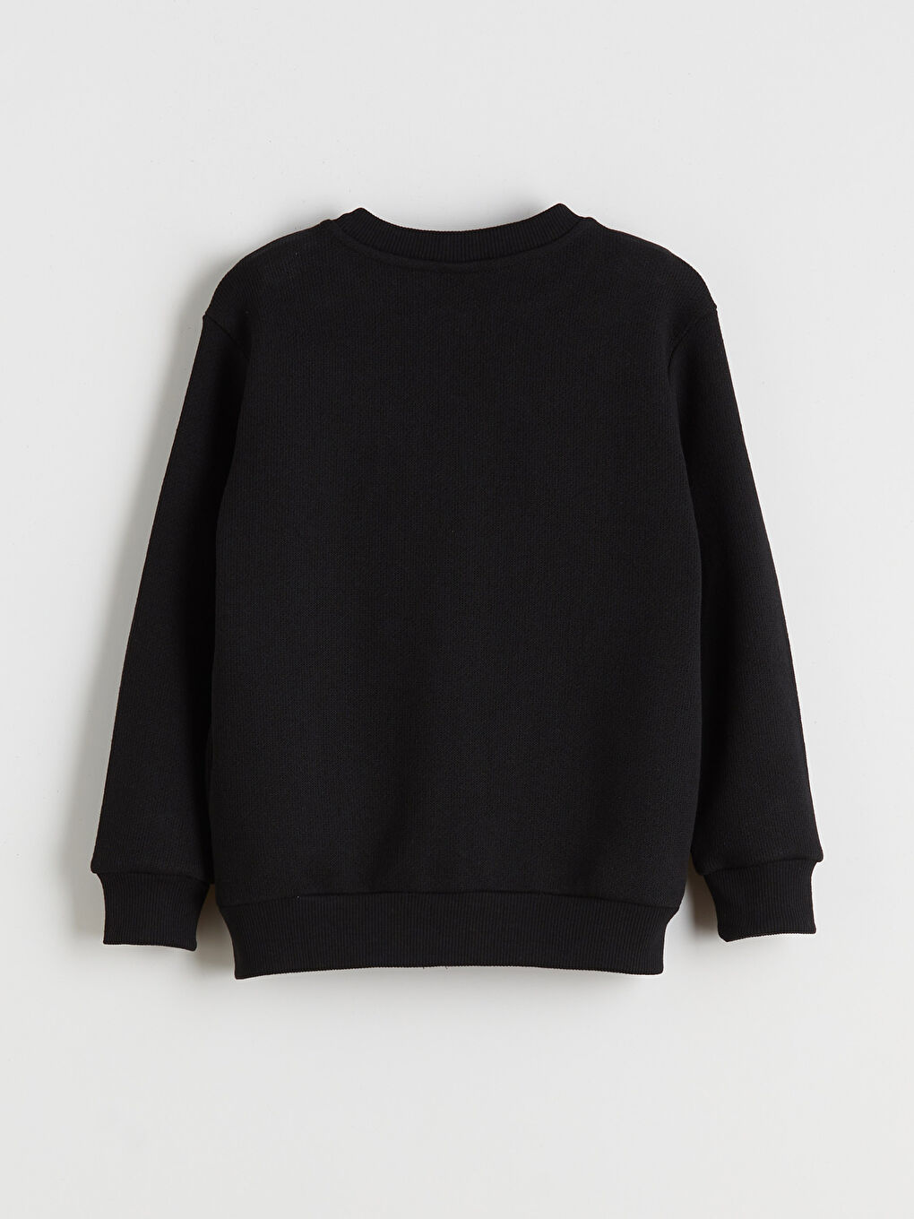 Siyah Kolej Yaka Erkek Çocuk Triko Hırka-1