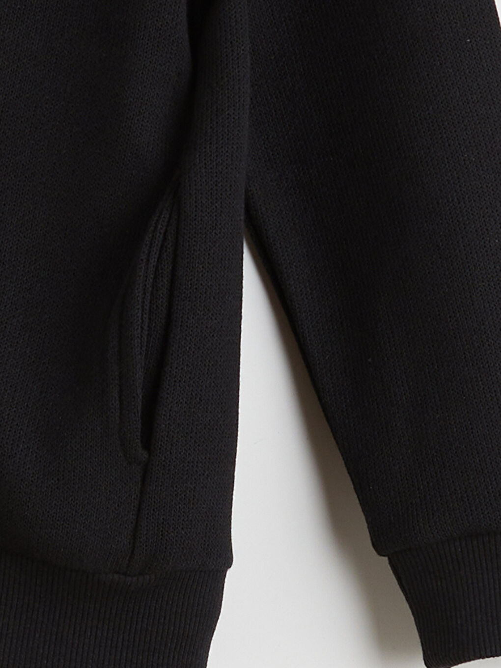 Siyah Kolej Yaka Erkek Çocuk Triko Hırka-2