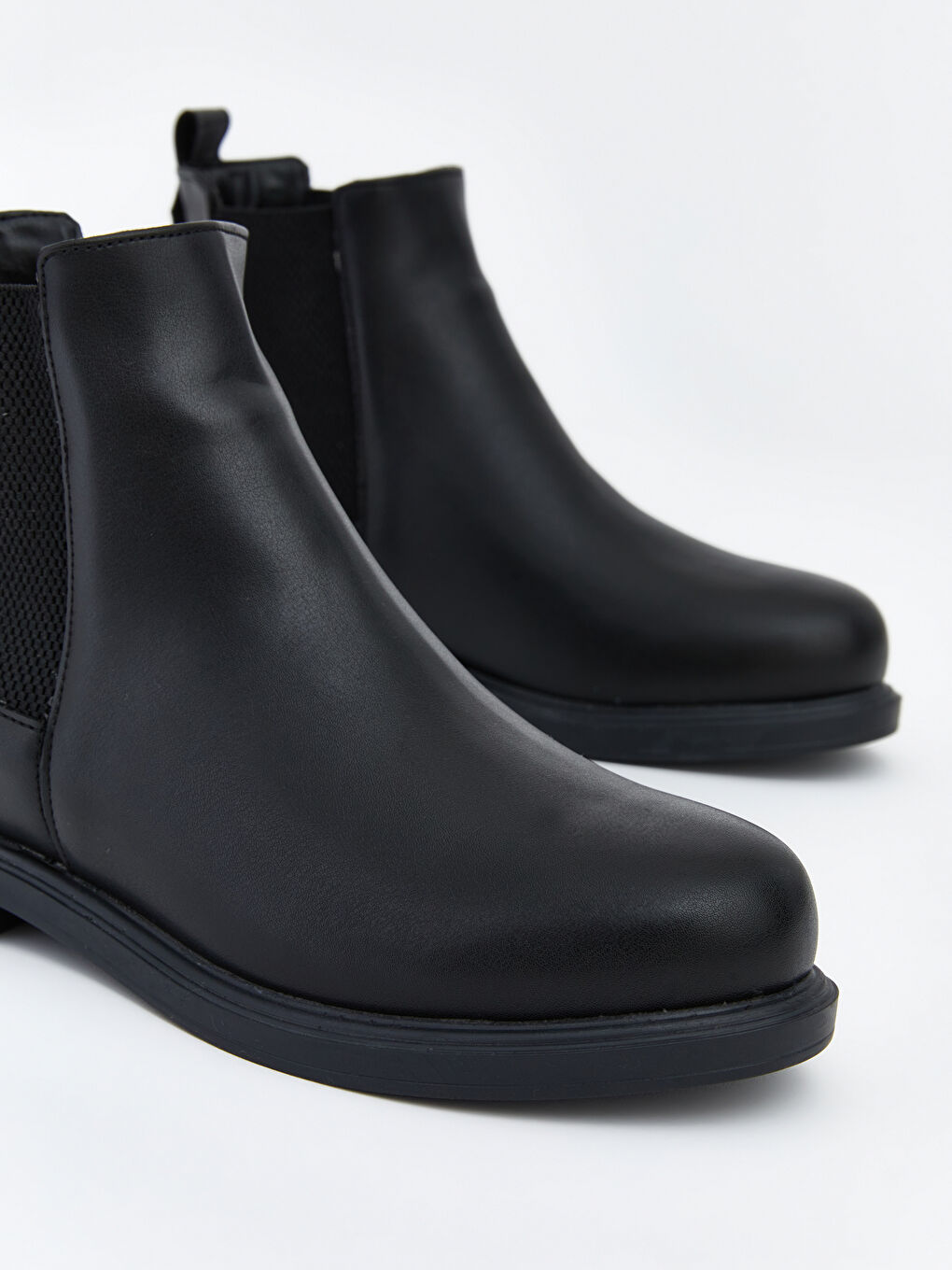 Leather-Look Women's Boots-2