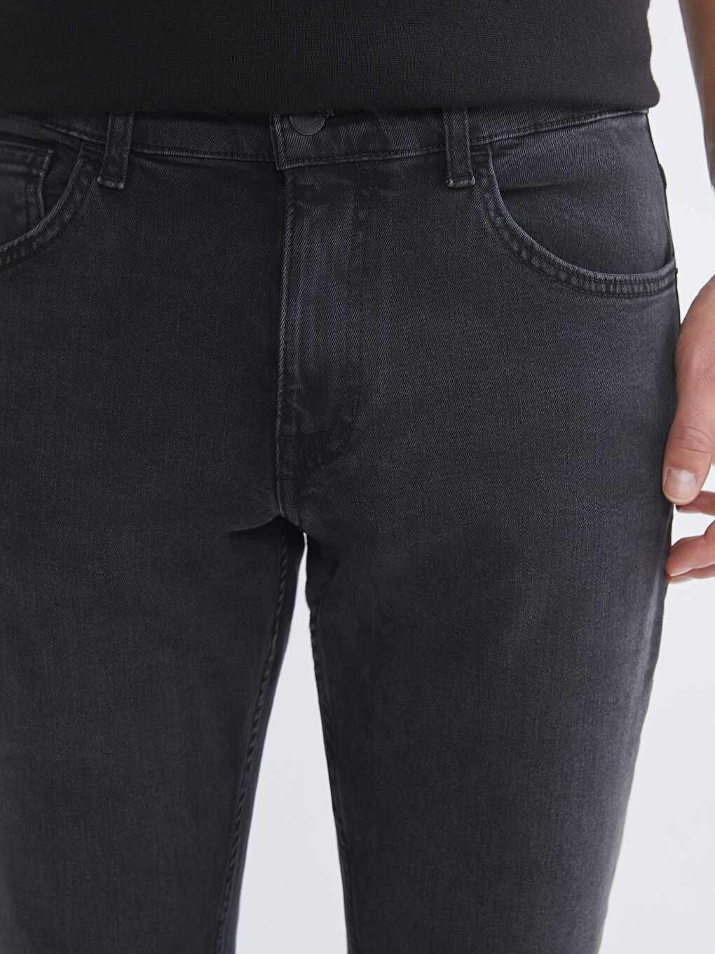 Siyah 750 Slim Fit Erkek Jean Pantolon-2