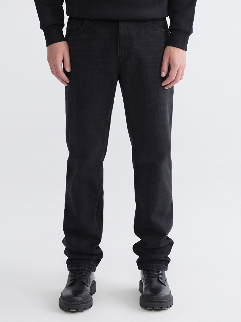 Siyah 779 Regular Fit Erkek Jean Pantolon-1