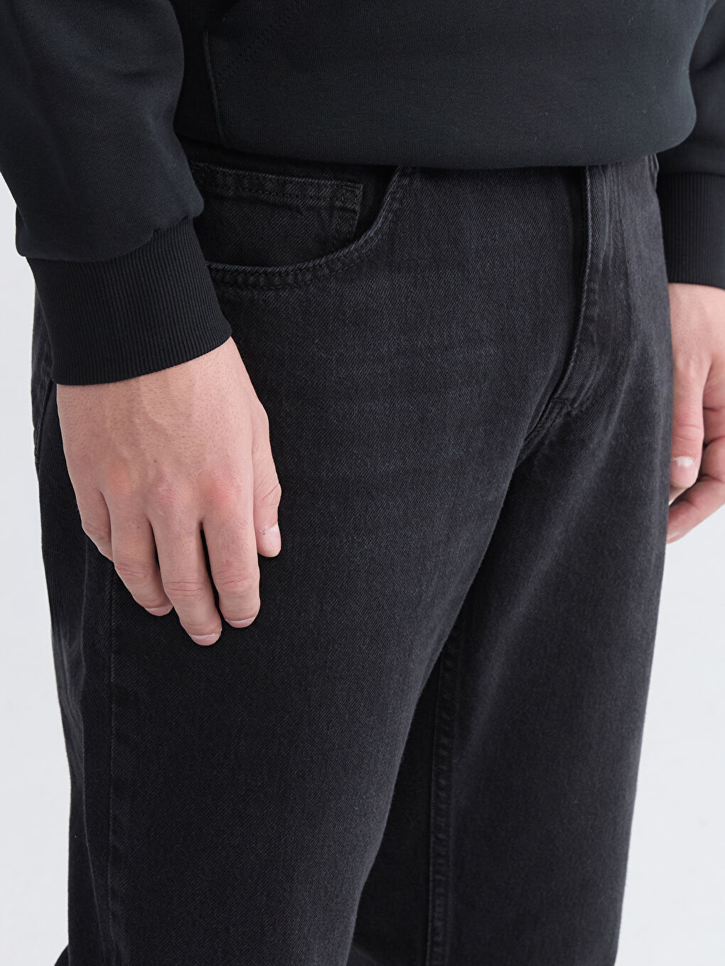 Siyah 779 Regular Fit Erkek Jean Pantolon-2