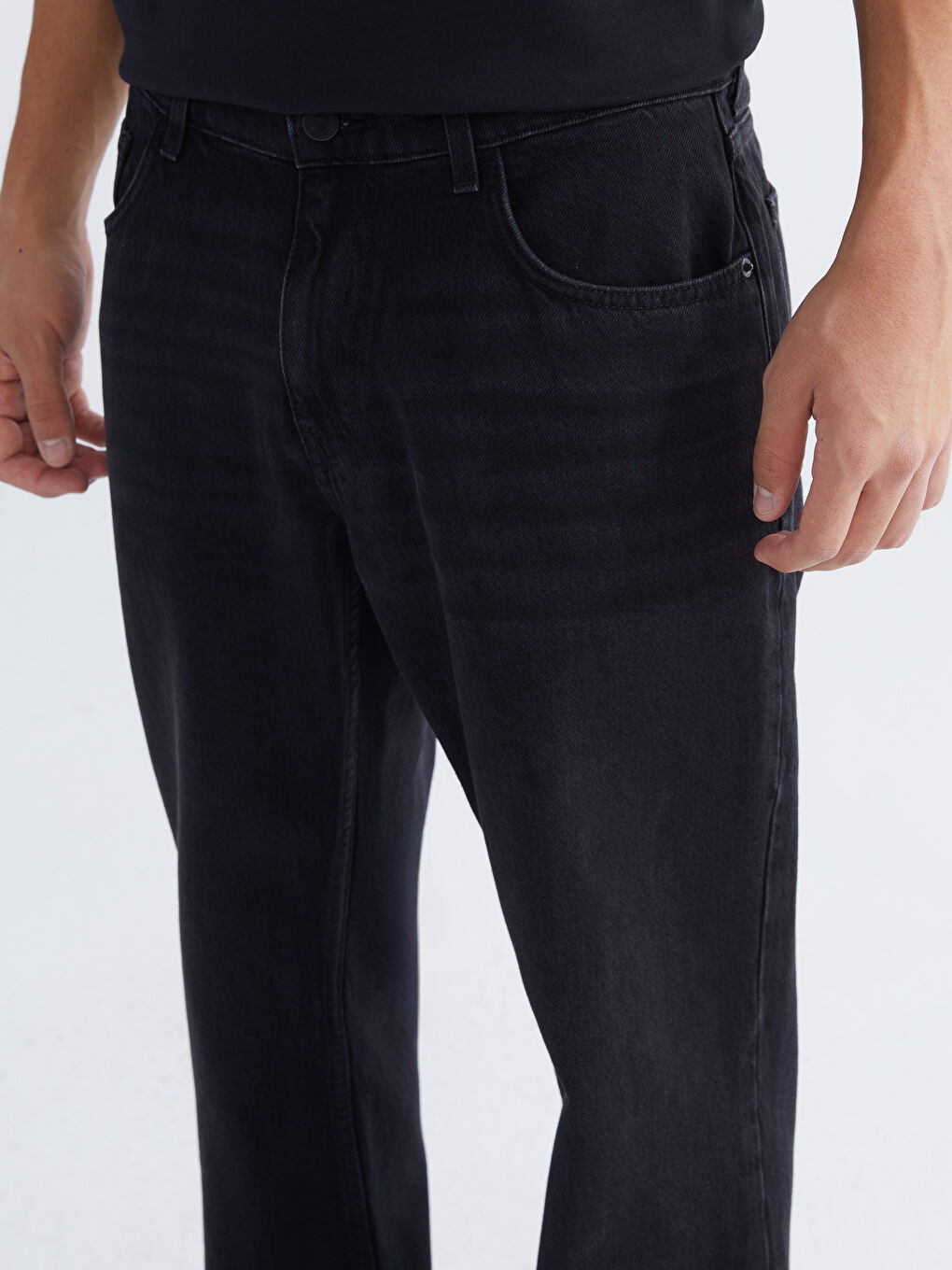 Siyah 779 Regular Fit Erkek Jean Pantolon-2