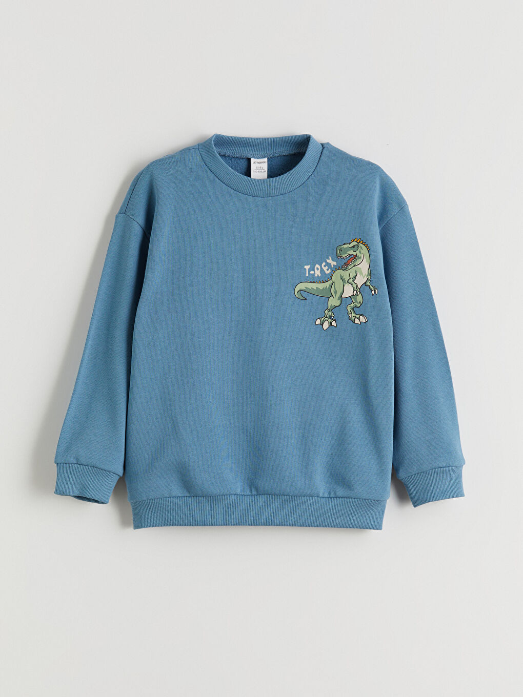 Mavi Baskılı Erkek Çocuk Sweatshirt ve Eşofman Altı-1