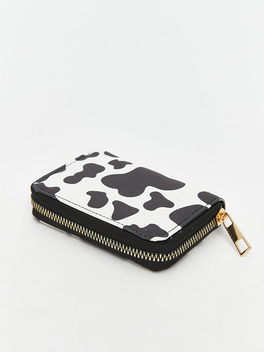 Beyaz Deri Görünümlü Kadın Cüzdan-1