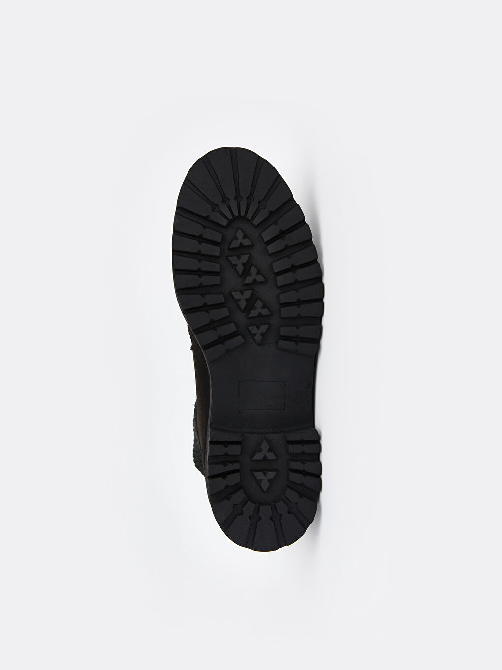 Siyah Süet Görünümlü Bağcıklı Kadın Bot-3