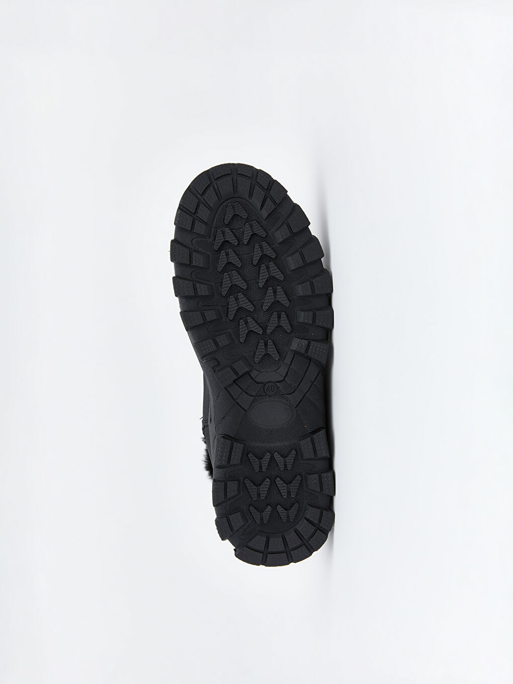 Siyah Bağcıklı Kadın Kar Botu-3