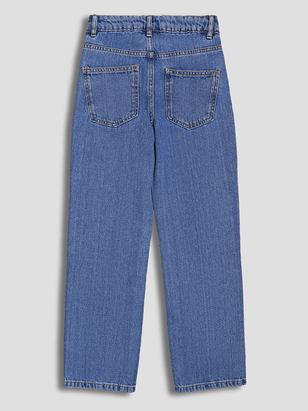 Elasticated Waist Girls' Jeans-1