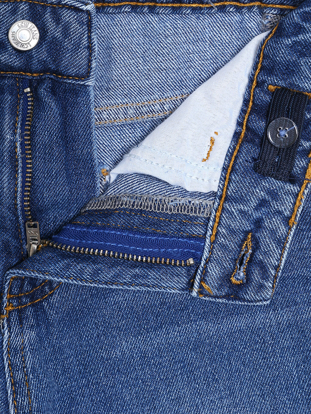 Elasticated Waist Girls' Jeans-2