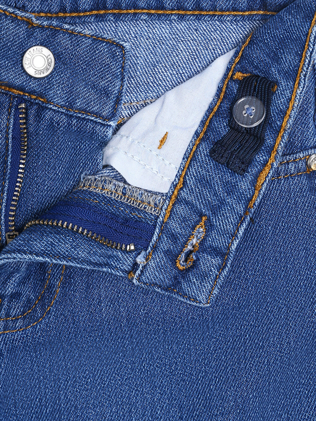 Elasticated Waist Girls' Jeans-2