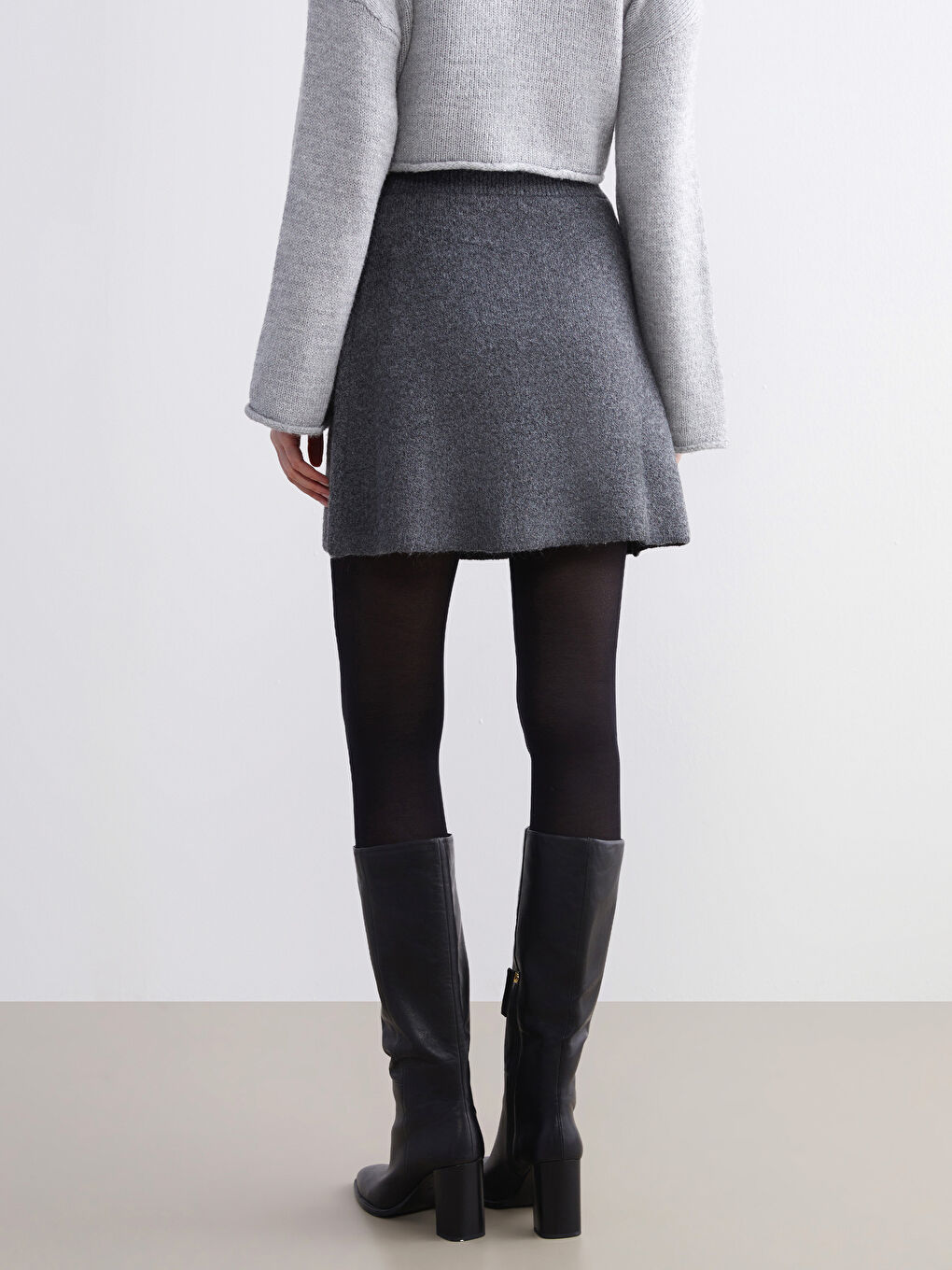 Woman GREY Skirt-4