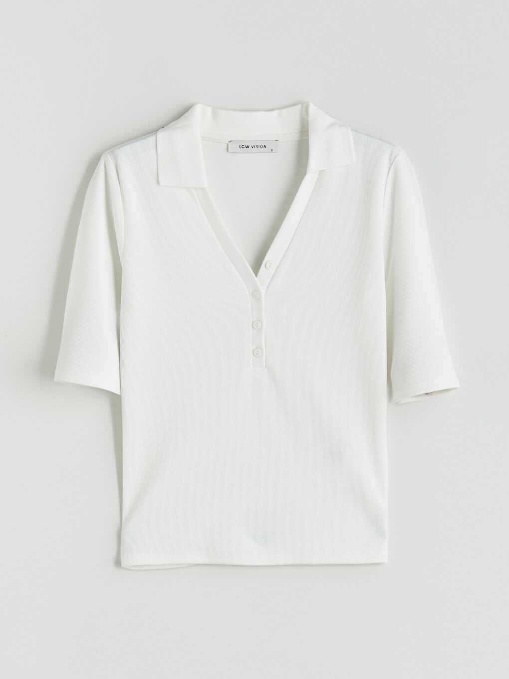 LCW Vision Woman ECRU T-Shirt -W5J113Z8-R9J