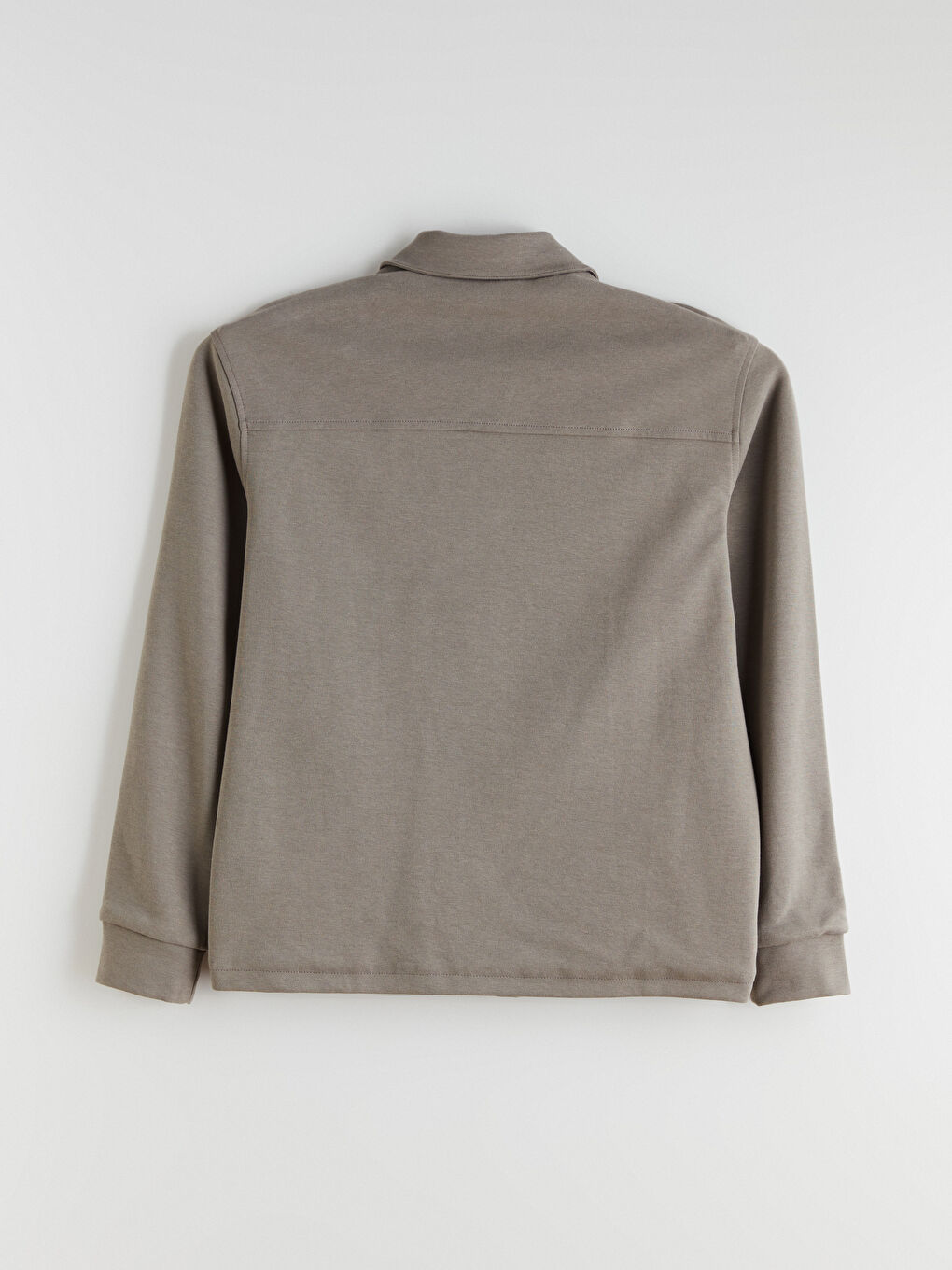 Yeşil Rahat Kalıp Uzun Kollu Erkek Gömlek Ceket-7