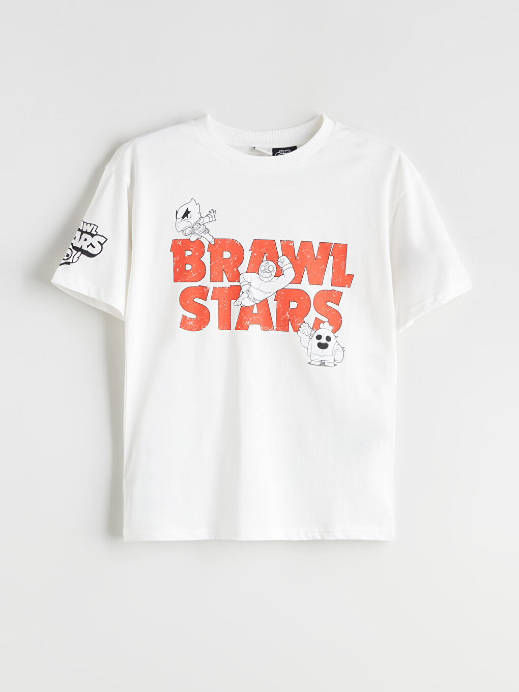 LCW Kids Crew Neck Brawl Stars Printed Boys' T-Shirt -W5J155Z4-R9J