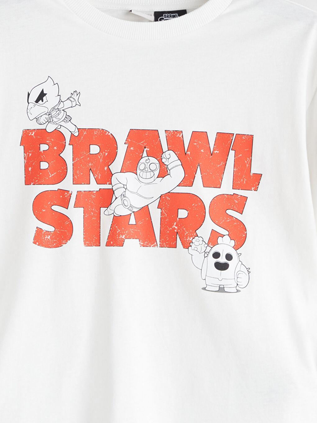 LCW Kids Crew Neck Brawl Stars Printed Boys' T-Shirt -W5J155Z4-R9J