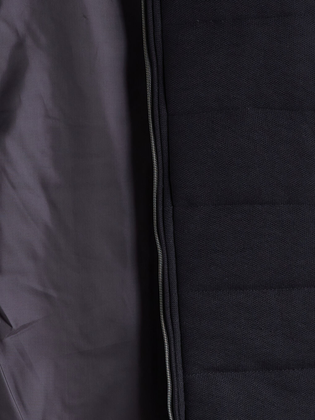 Lacivert Slim Fit Dik Yaka Erkek Şişme Yelek-6