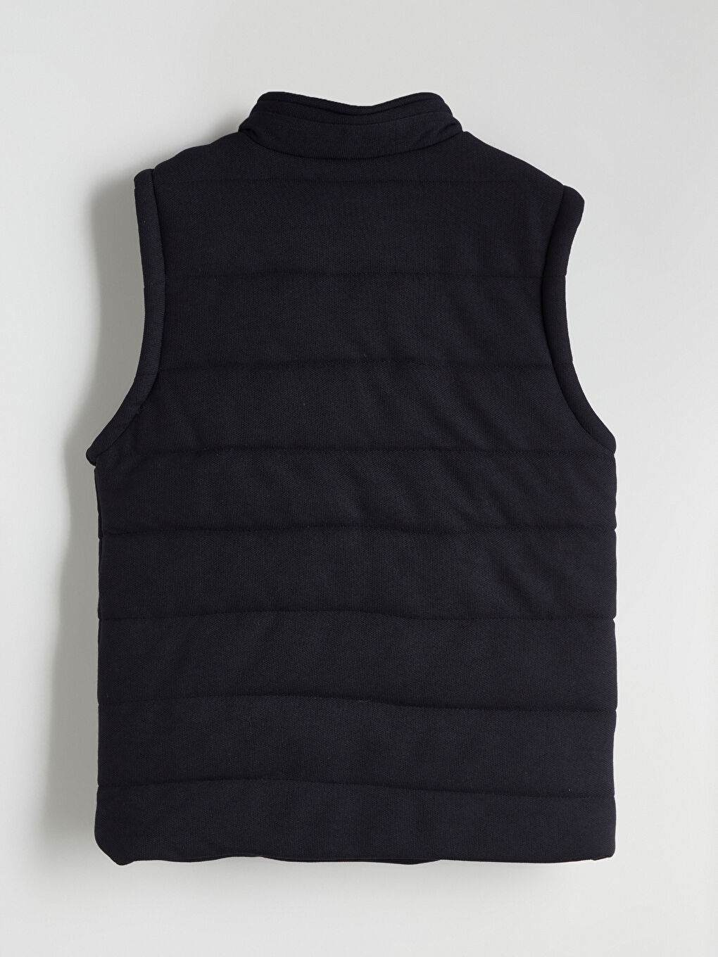 Lacivert Slim Fit Dik Yaka Erkek Şişme Yelek-7