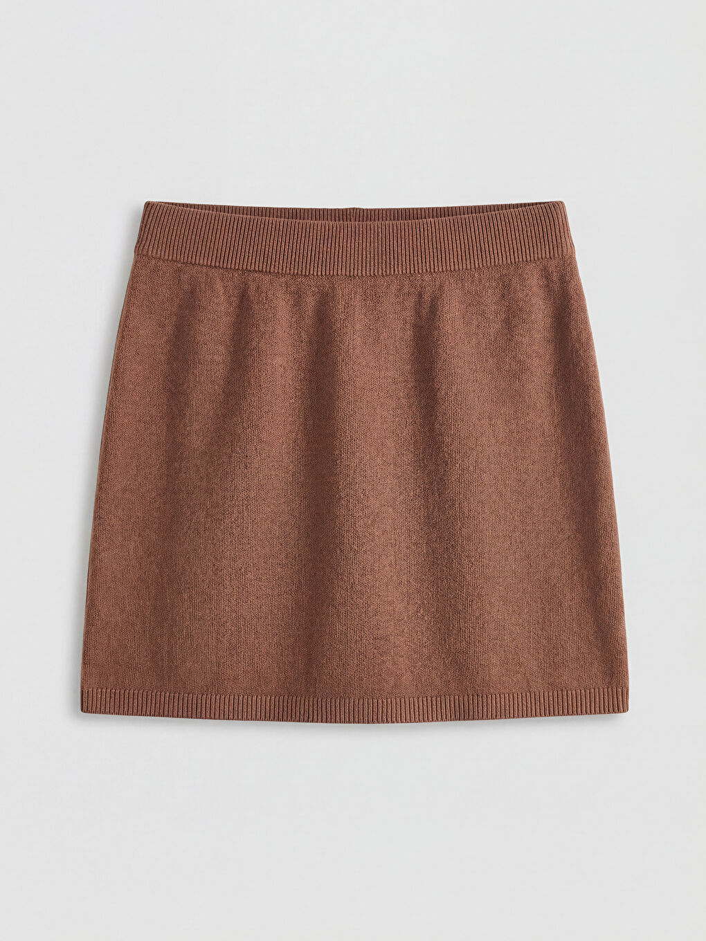 Юбка из трикотажа с эластичным поясом для женщин-5