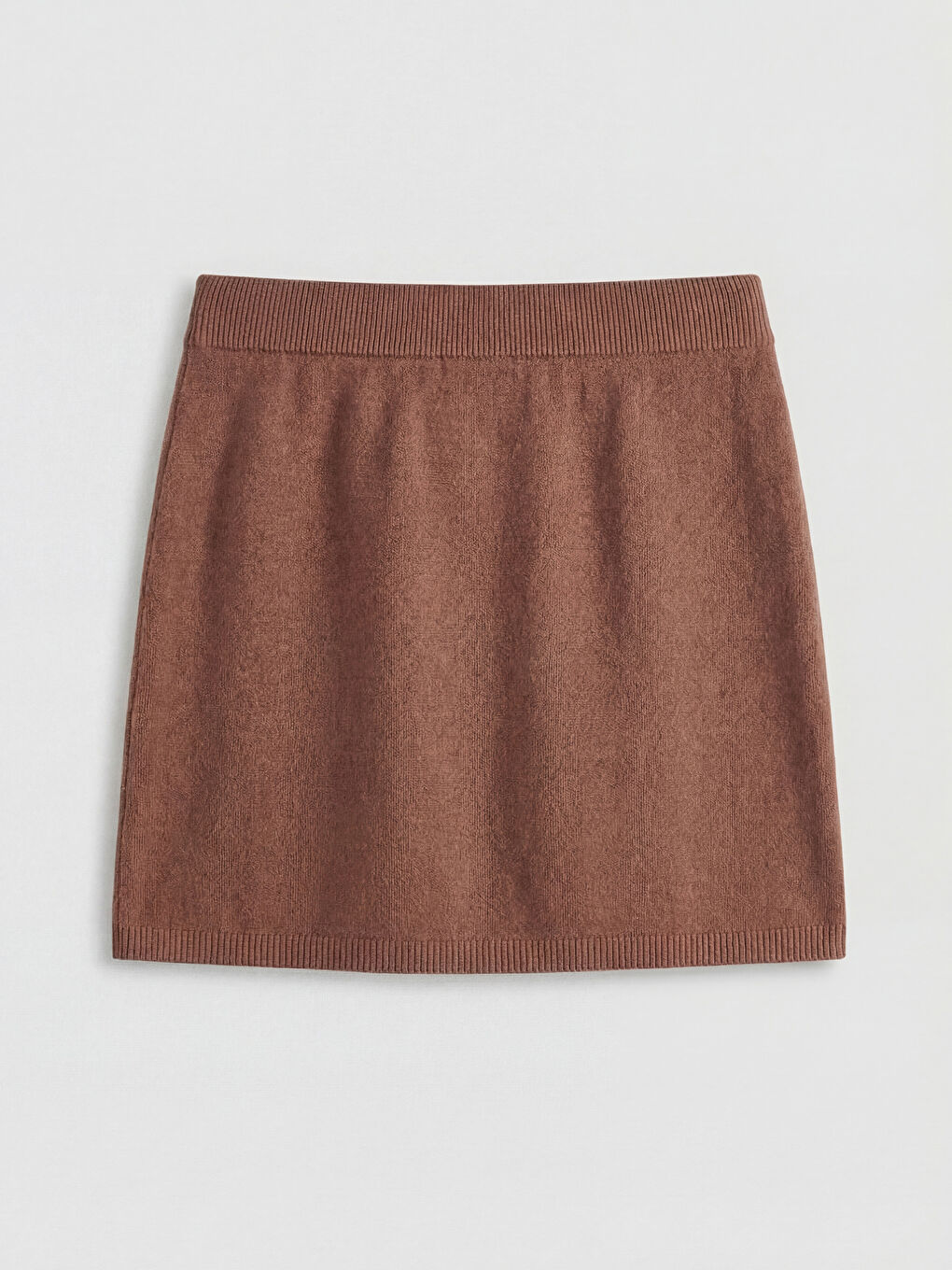 Юбка из трикотажа с эластичным поясом для женщин-6