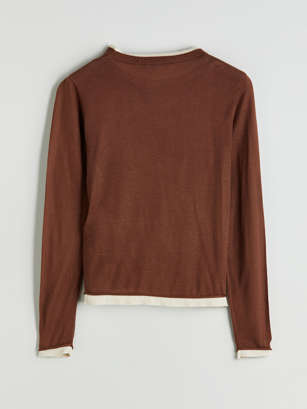 Crew Neck Women's Knitwear Sweater-5