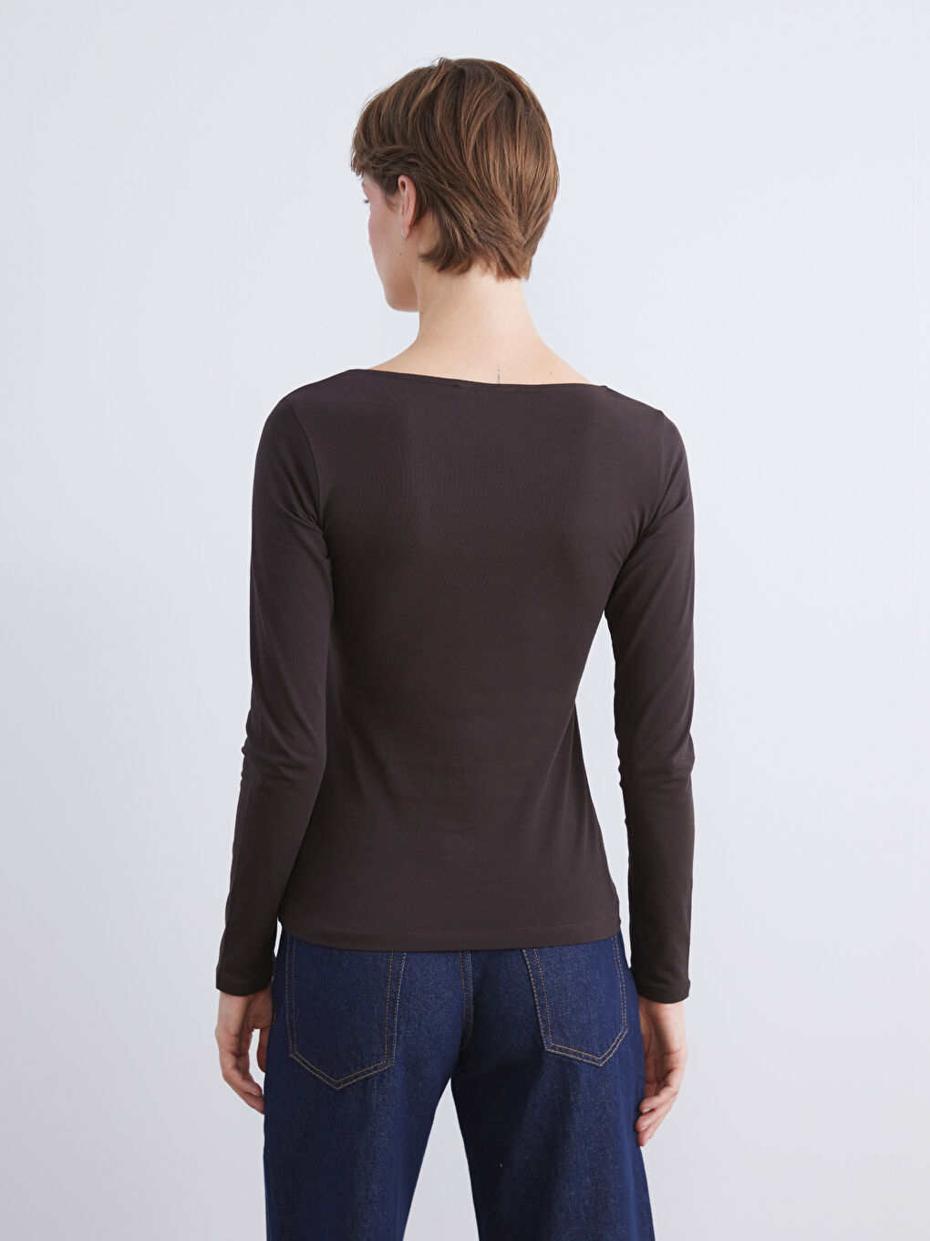 Square Collar Women's T-Shirt-3