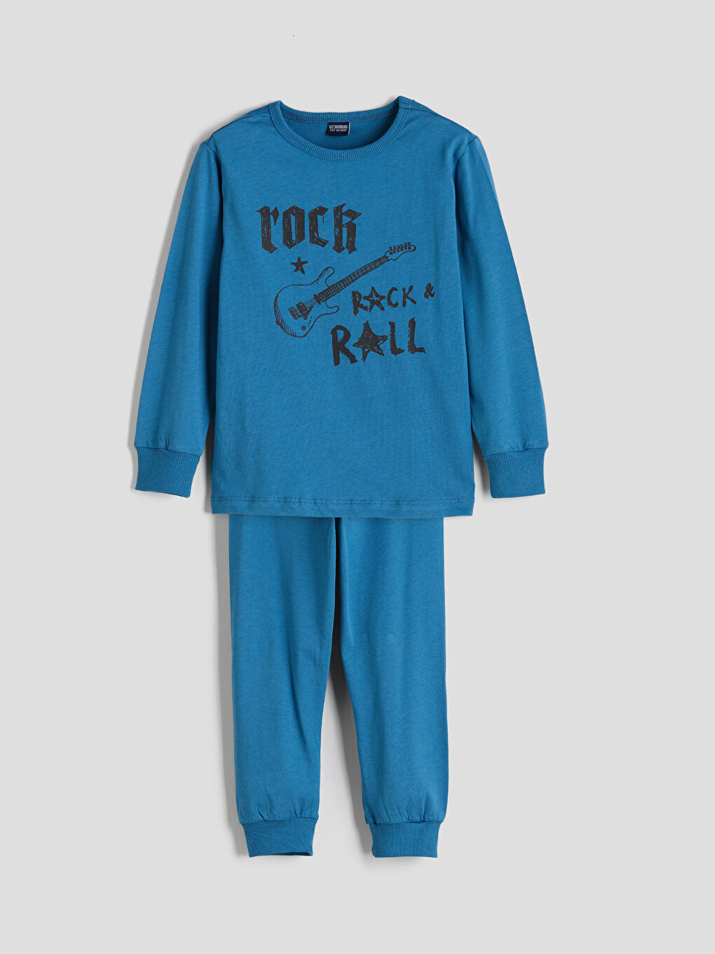 Crew Neck Boys' Pyjama Set