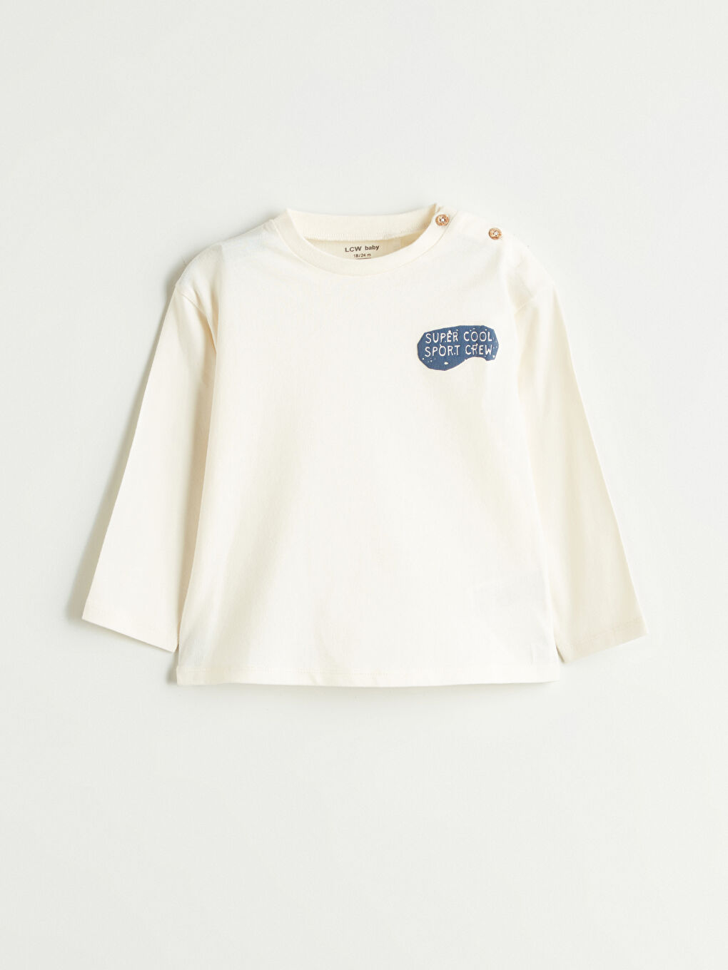 LCW baby Crew Neck Baby Girls T-Shirt 2 Pack -W5J264Z1-G21