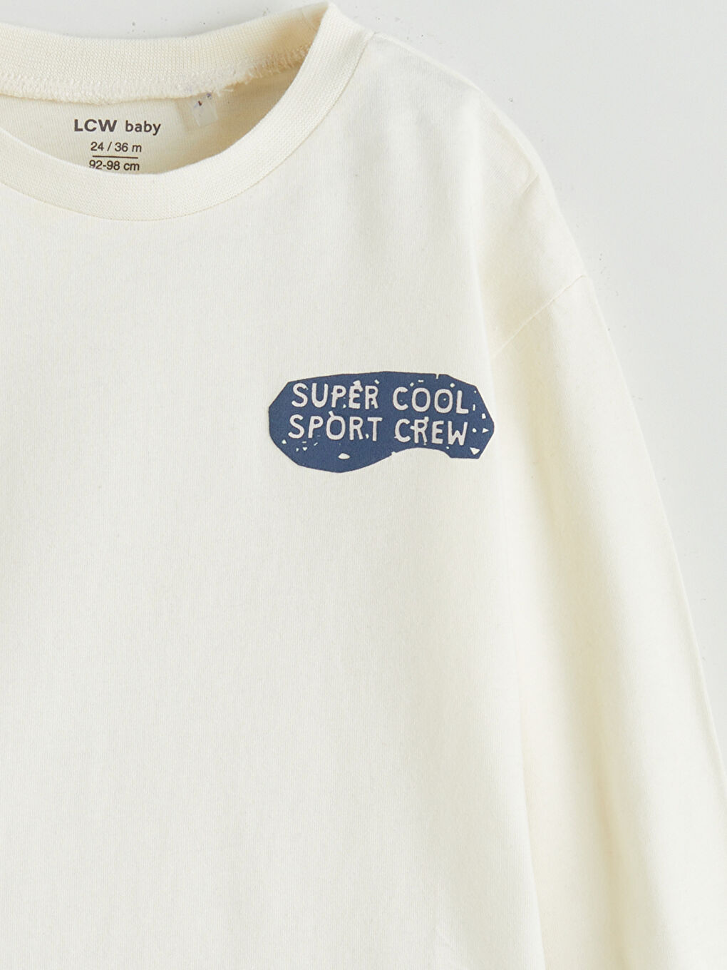 LCW baby Crew Neck Long Sleeve Baby Boys' T-Shirt 2 Pack -W5J266Z1-FDL