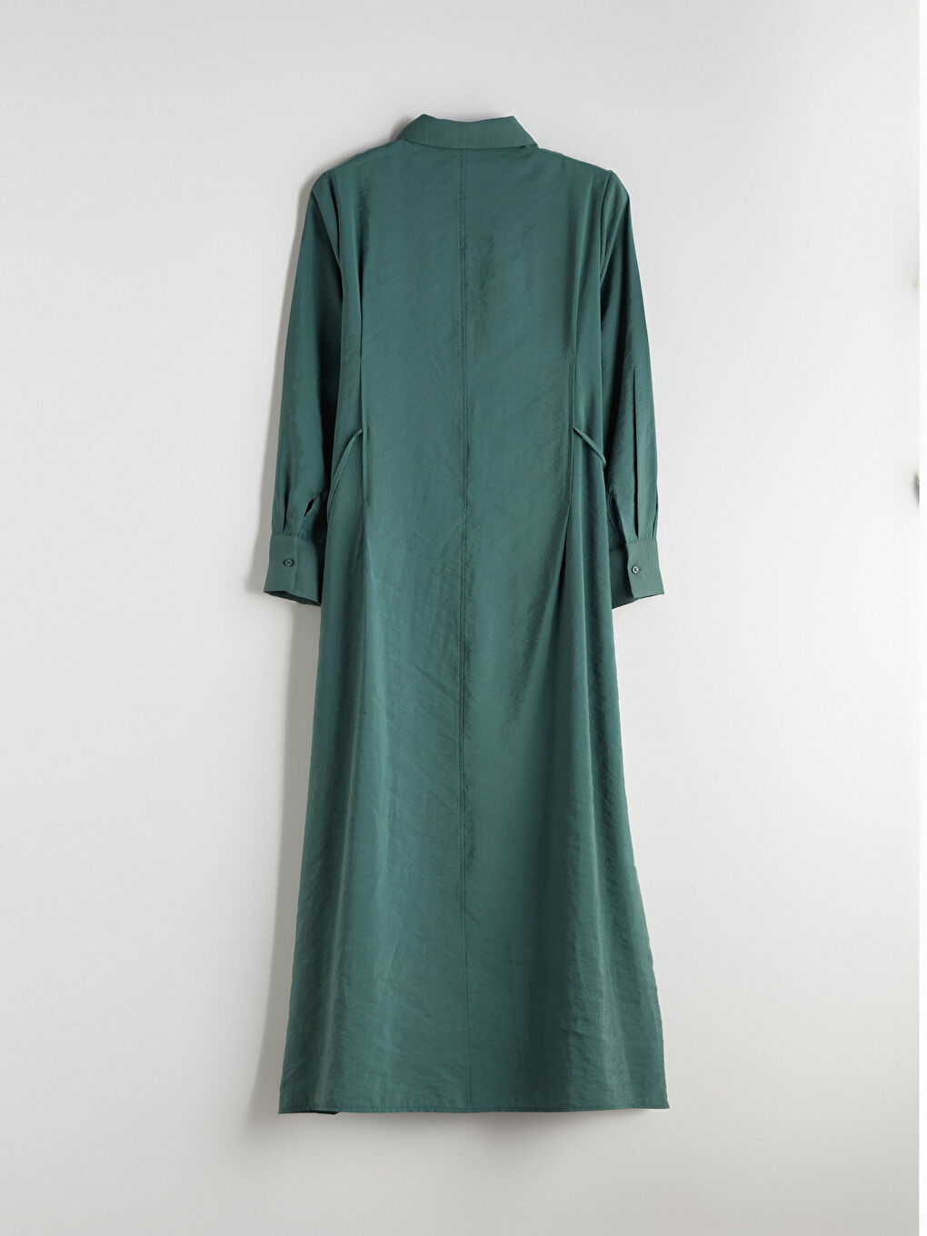 LCW Modest Modal Blend Shirt Dress -W5J285Z8-HGW