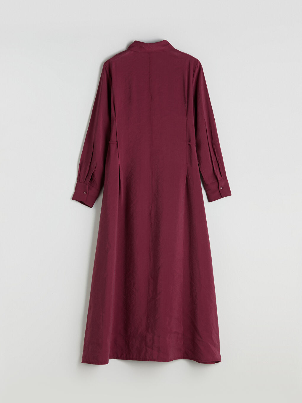 LCW Modest Modal Blend Shirt Dress -W5J285Z8-ZQ4