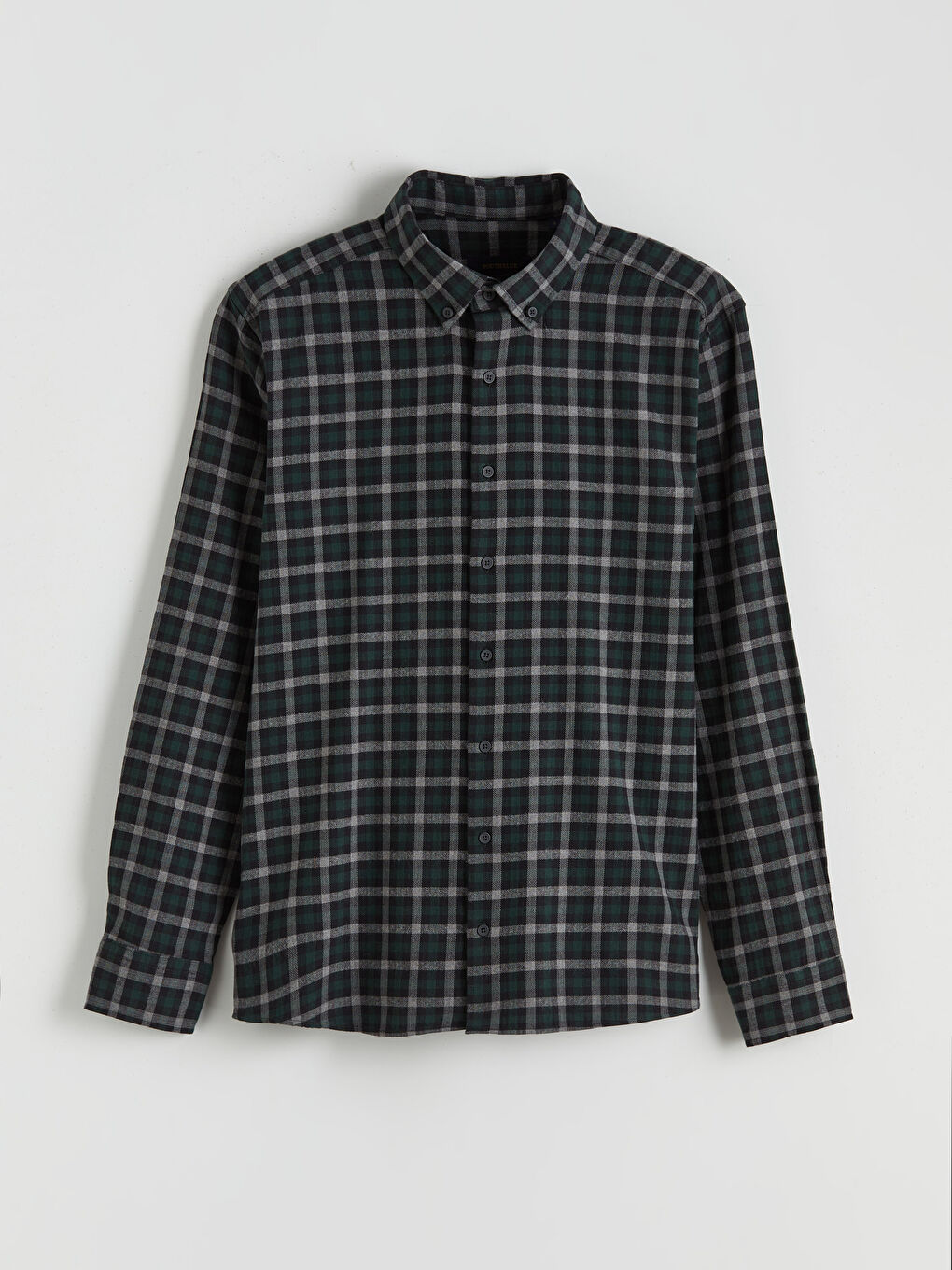 کراسی فلانێل سه‌وز پیاو-4