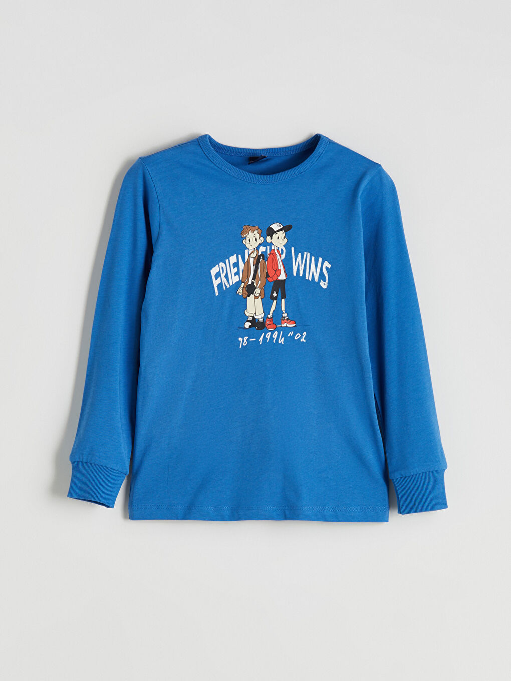Crew Neck Boys' Pyjama Set-1
